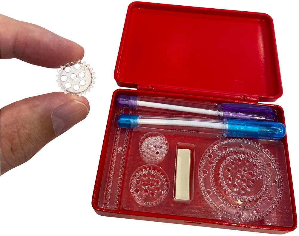 World’s Smallest Spirograph in hand