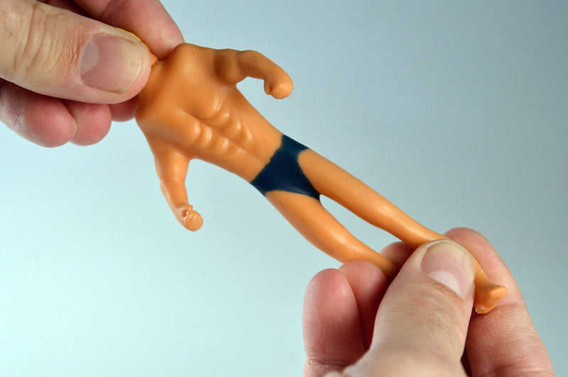 World’s Smallest Stretch Armstrong stretching