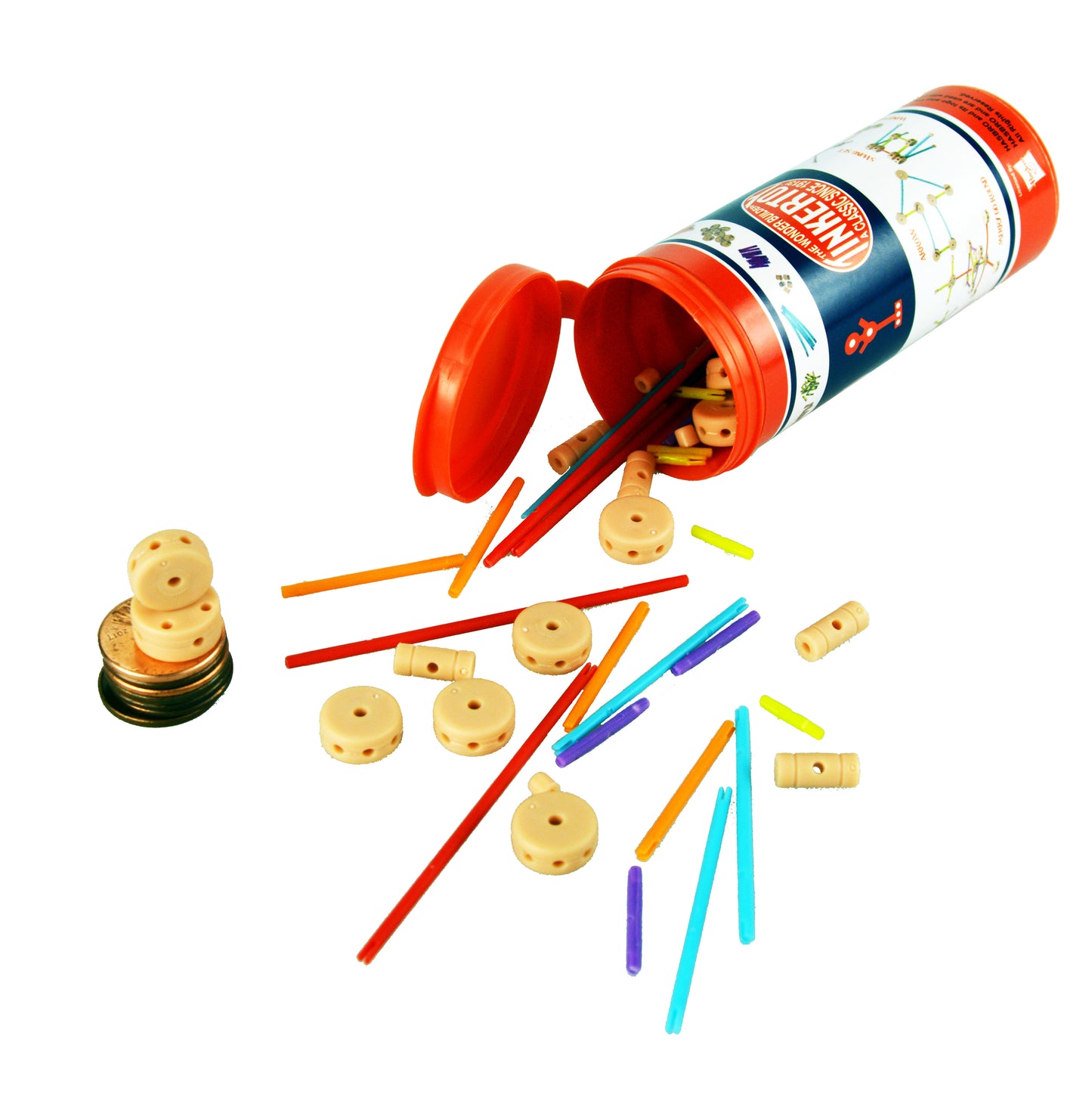 World’s Smallest Tinker Toy in action