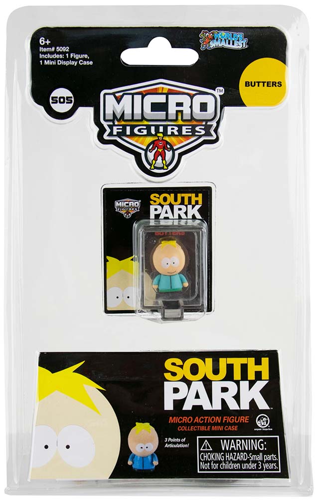 World’s Smallest South Park Micro Figures - Butters in package
