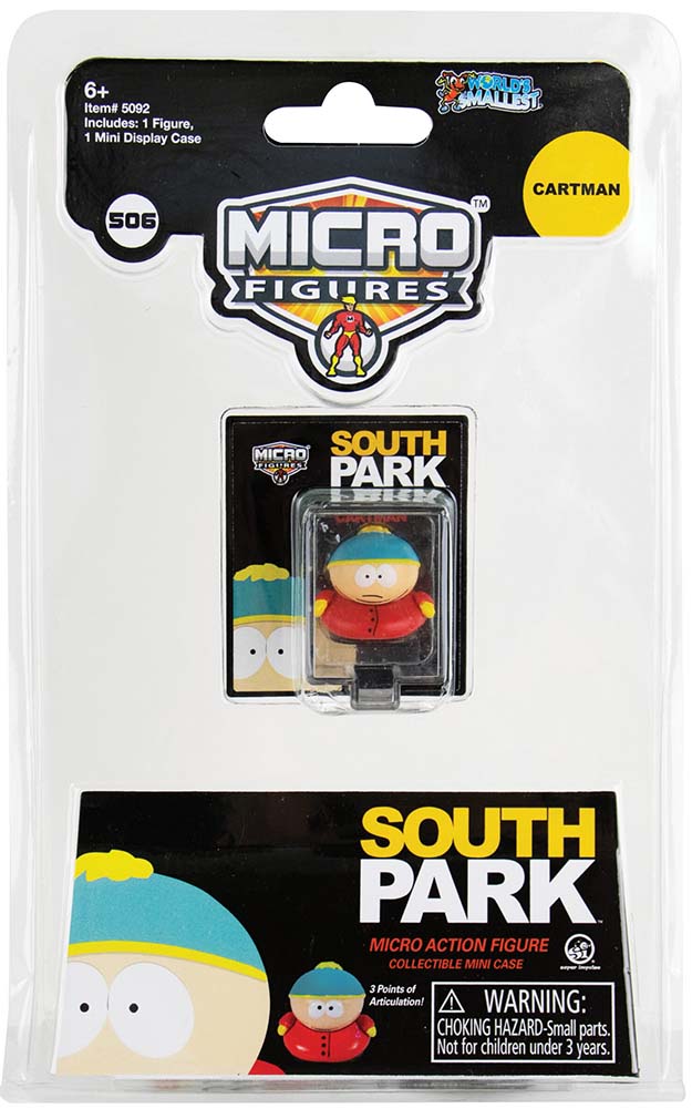 World’s Smallest South Park Micro Figures - Cartman in package
