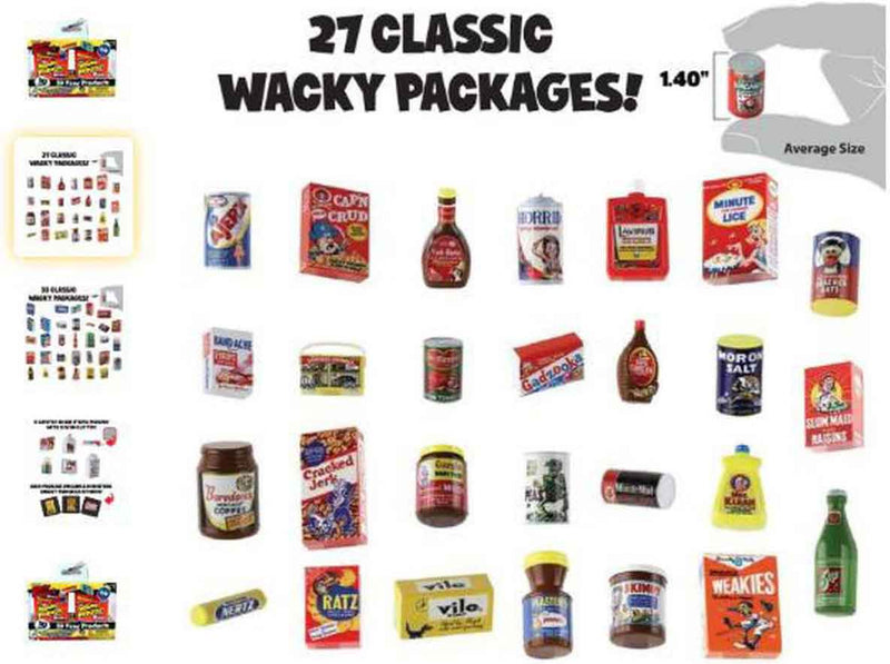World's Smallest Wacky Packages Minis Series 1 Mystery Pack 27 classics