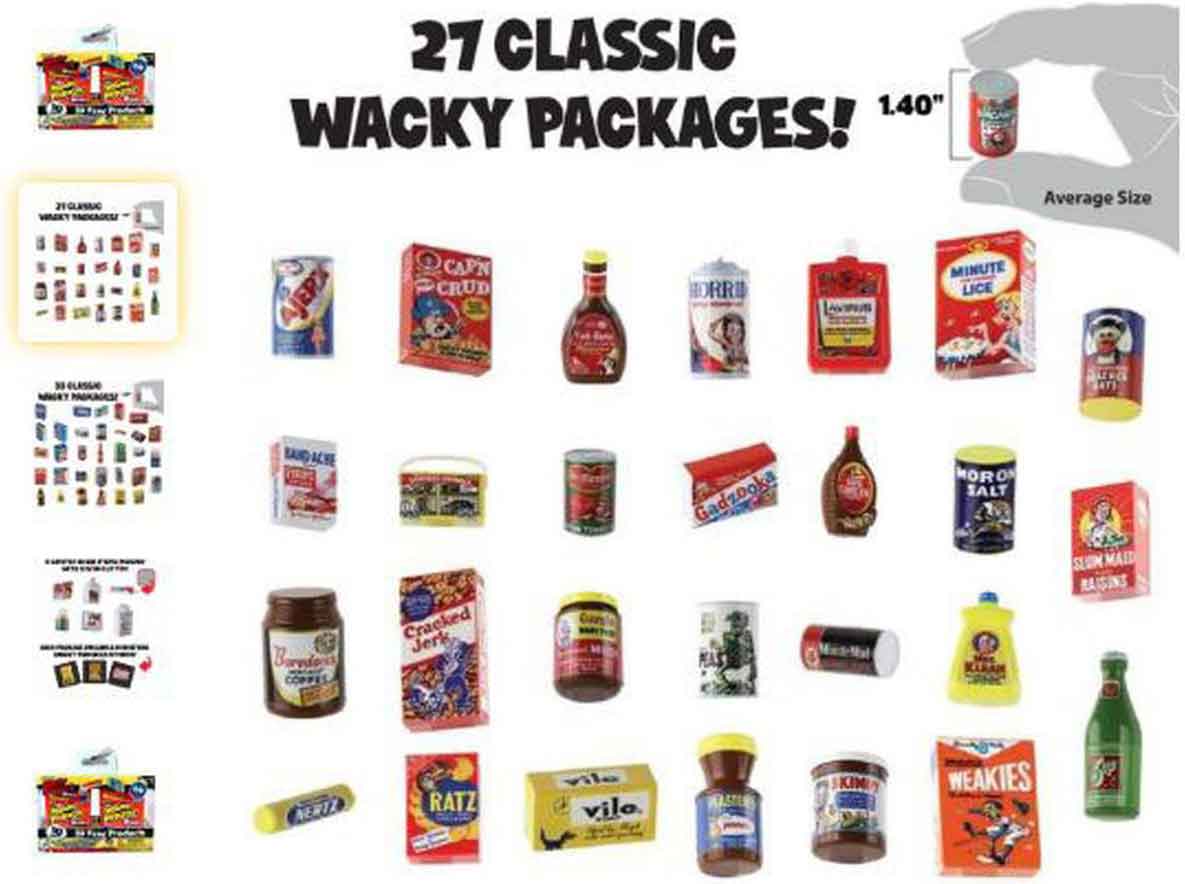 Wacky Packages Minis - Ajerx (plus 4 Mystery) – Knick Knack Toy Shack