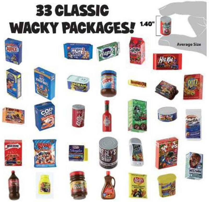 World's Smallest Wacky Packages Minis Series 1 Mystery Pack 33 classics