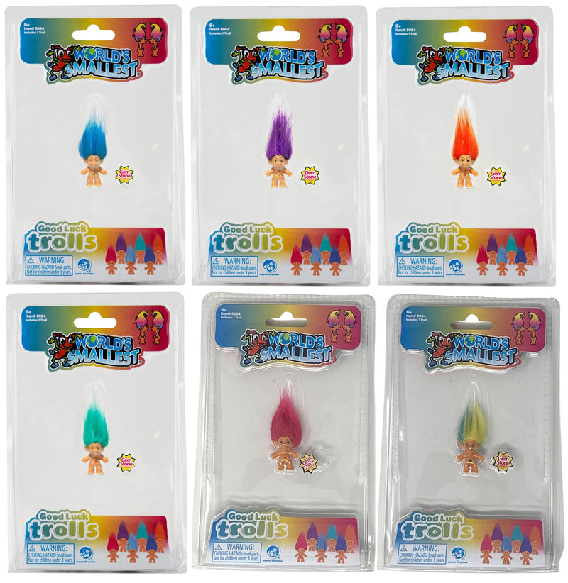 Trolls Small Troll Figure Blind Bag Series 12 6-Pack