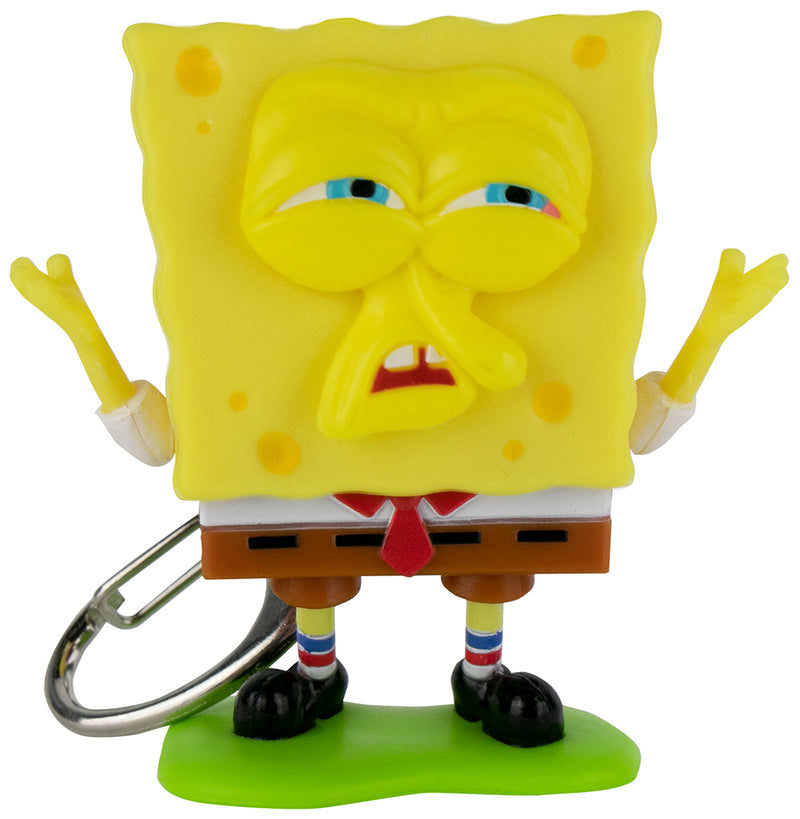 World’s Coolest SpongeBob SquarePants Meme Keychain grumpy face