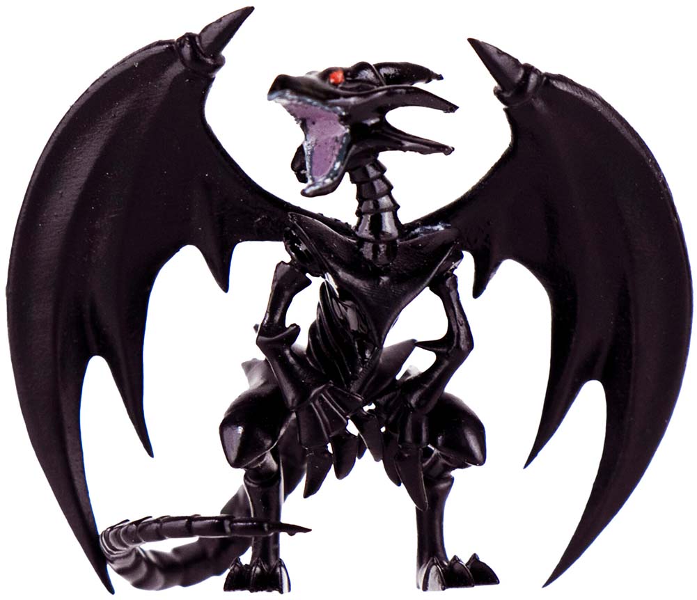 Red eyes black dragon close up