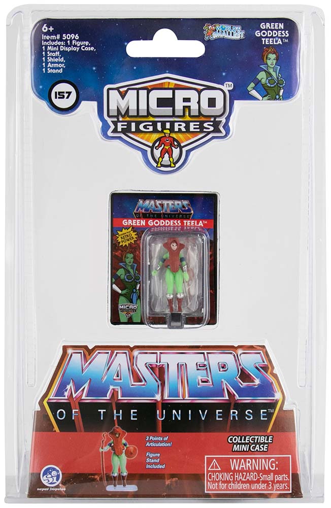 World’s Smallest Masters of the Universe Micro Figures Series 2 (Green Goddess Teela)