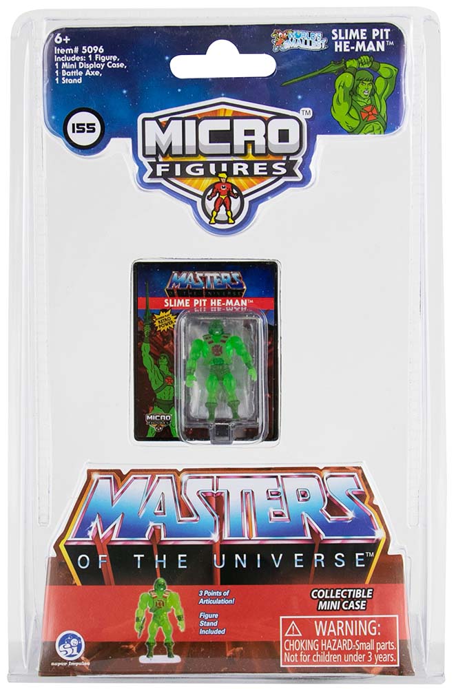 World’s Smallest Masters of the Universe Micro Figures Series 2 (Slime Pit He-Man) in package