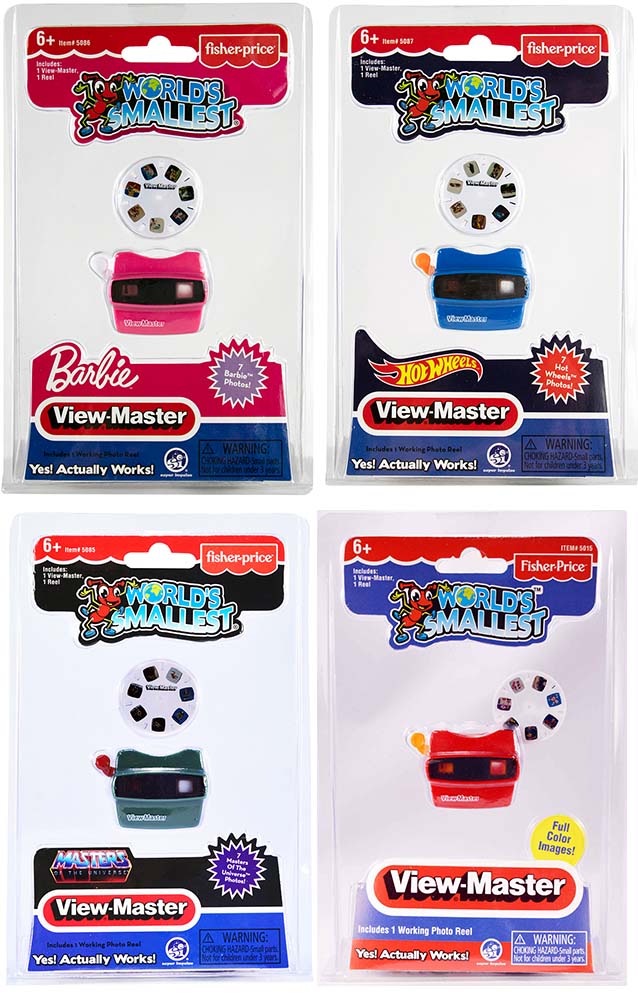 World's Smallest Viewmaster (Bundle of 4)