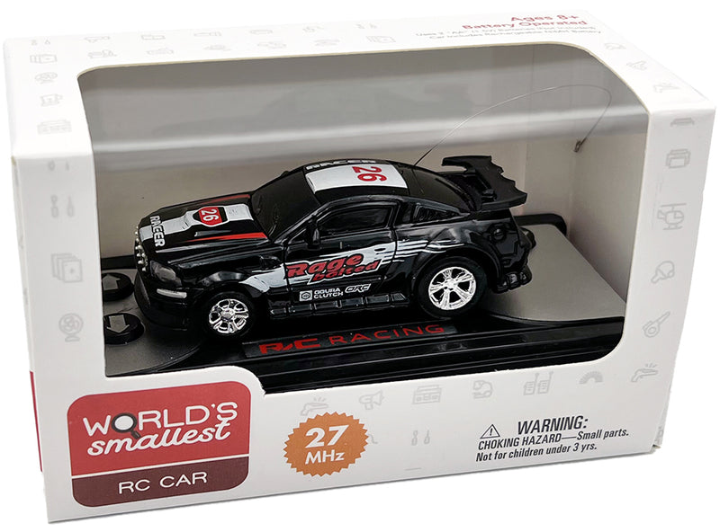 Worlds Smallest R/C Car - Black (by Westminster)