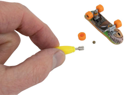 Worlds smallest tech deck in hand