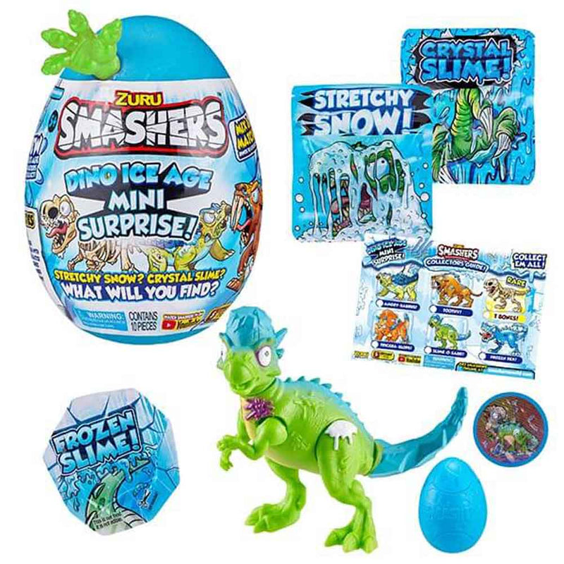 Smashers Dino Ice Age Mini Surprise Egg by ZURU Green