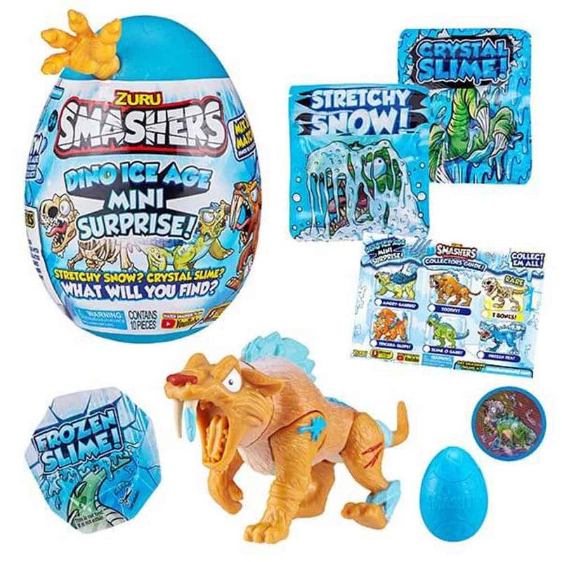 Smashers Dino Ice Age Mini Surprise Egg by ZURU Yellow