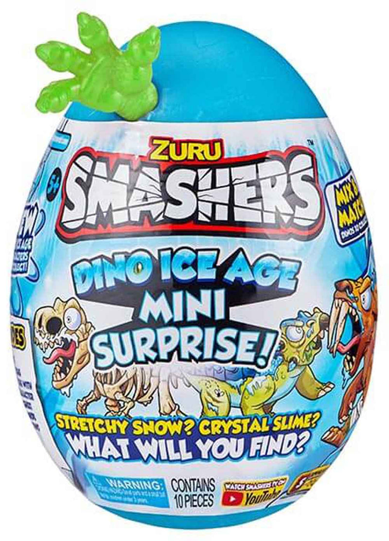 Smashers Dino Ice Age Mini Surprise Egg by ZURU green in package