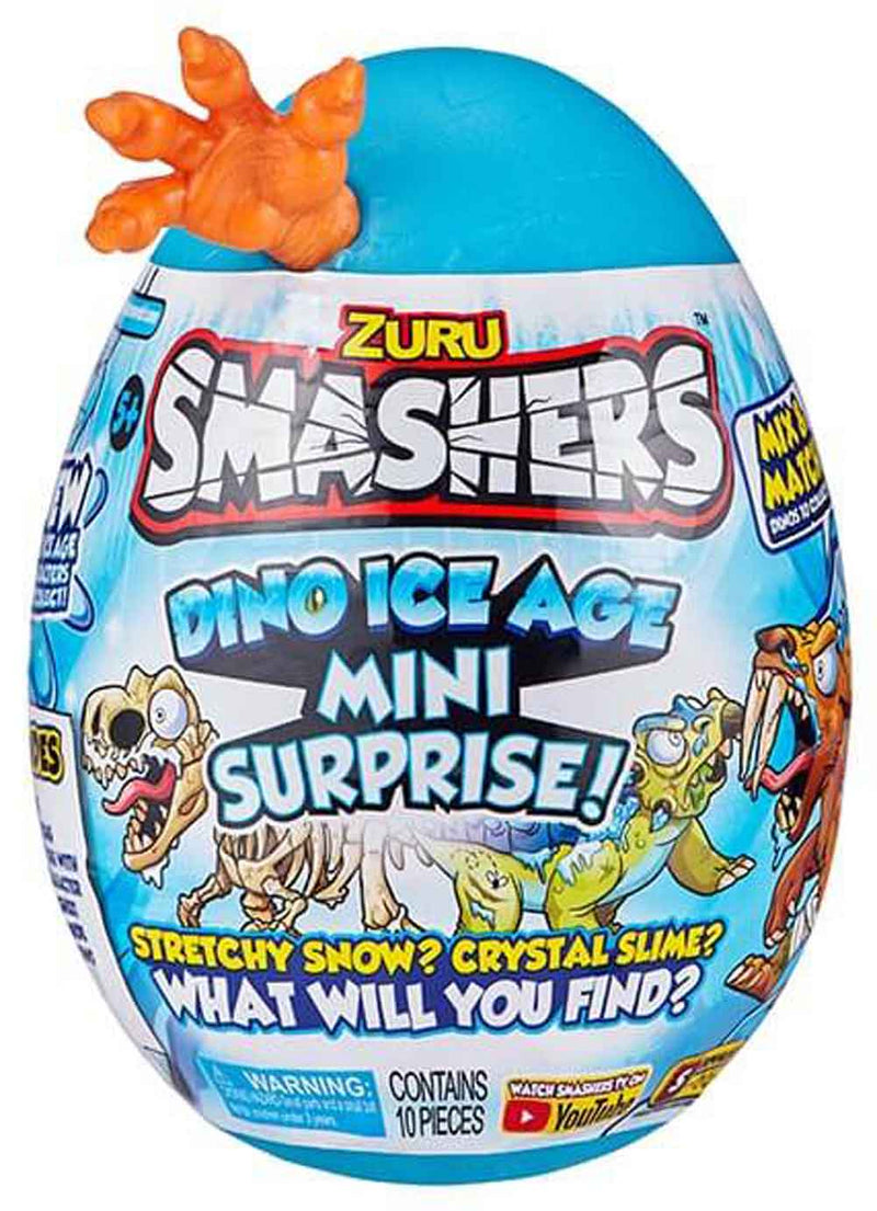 Smashers Dino Ice Age Mini Surprise Egg by ZURU orange in package