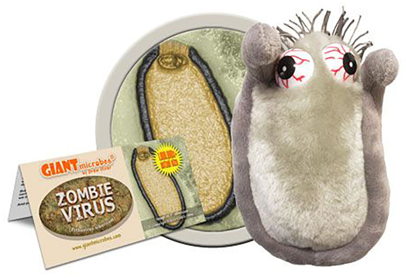 GIANTmicrobes Plush - Zombie Virus (Pithovirus Sibericum) With Tag