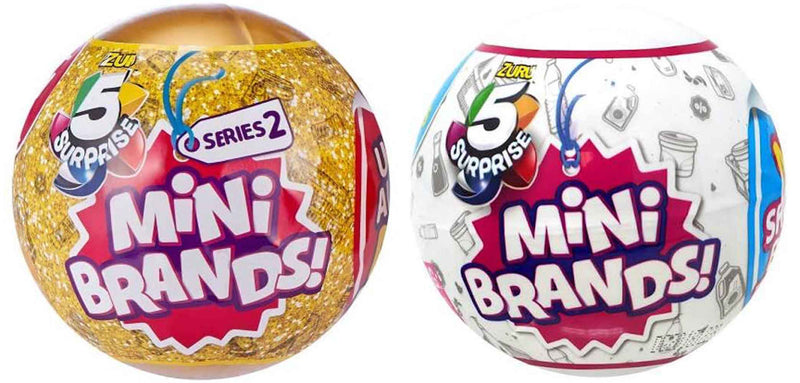 Surprise Mini Brands! Series 1 & 2 Mystery Pack (Bundle of 2)
