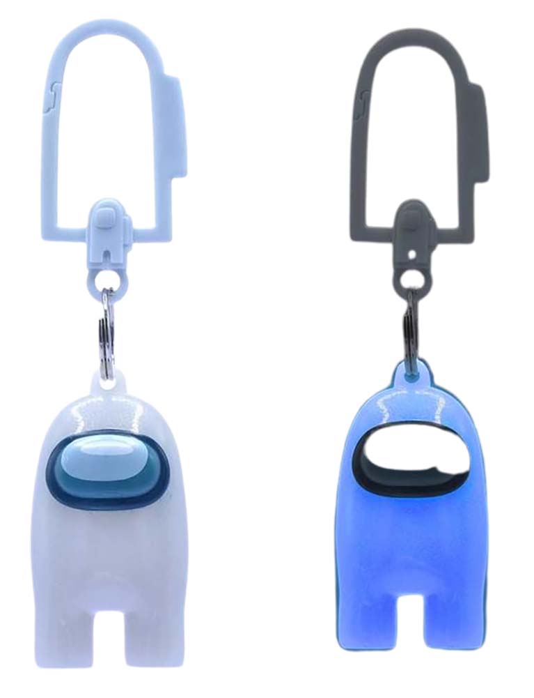 Among Us Backpack hangers blue and white