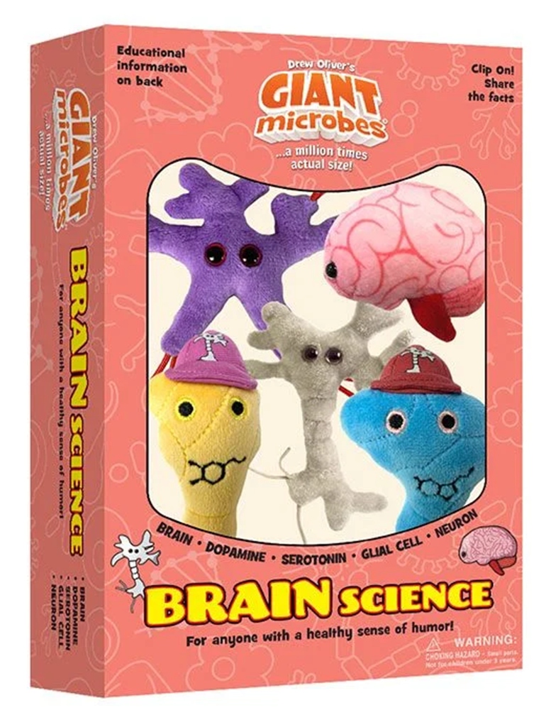 Giant Microbes Plush - Brain science