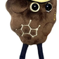 Giant Microbes Plush - Chocolate angled