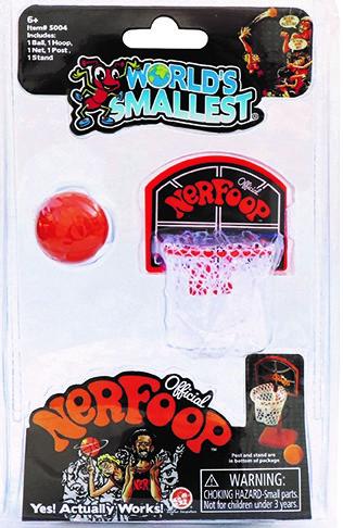 World's Smallest Official Nerf Basketball