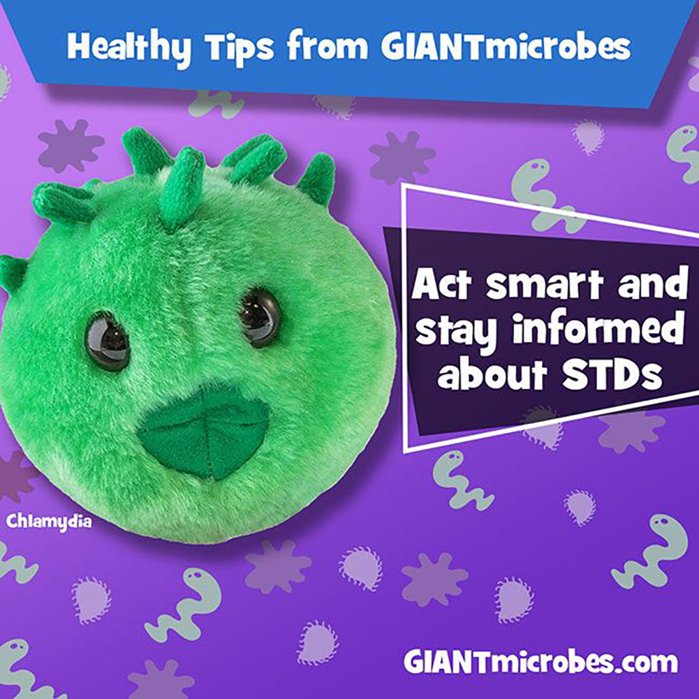 Giant Microbes Plush - Chlamydia (Chlamydia Trachomatis) tips
