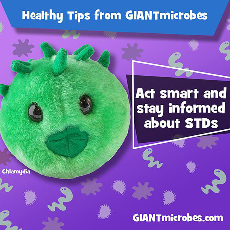 Giant Microbes Plush - Chlamydia (Chlamydia Trachomatis) tips