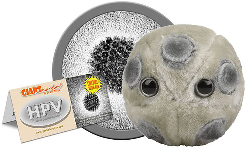 Giant Microbes Plush - HPV (Human Papillomavirus) in package
