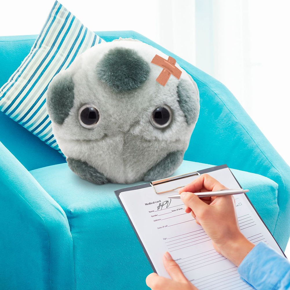 Giant Microbes Plush - HPV (Human Papillomavirus) at doctor