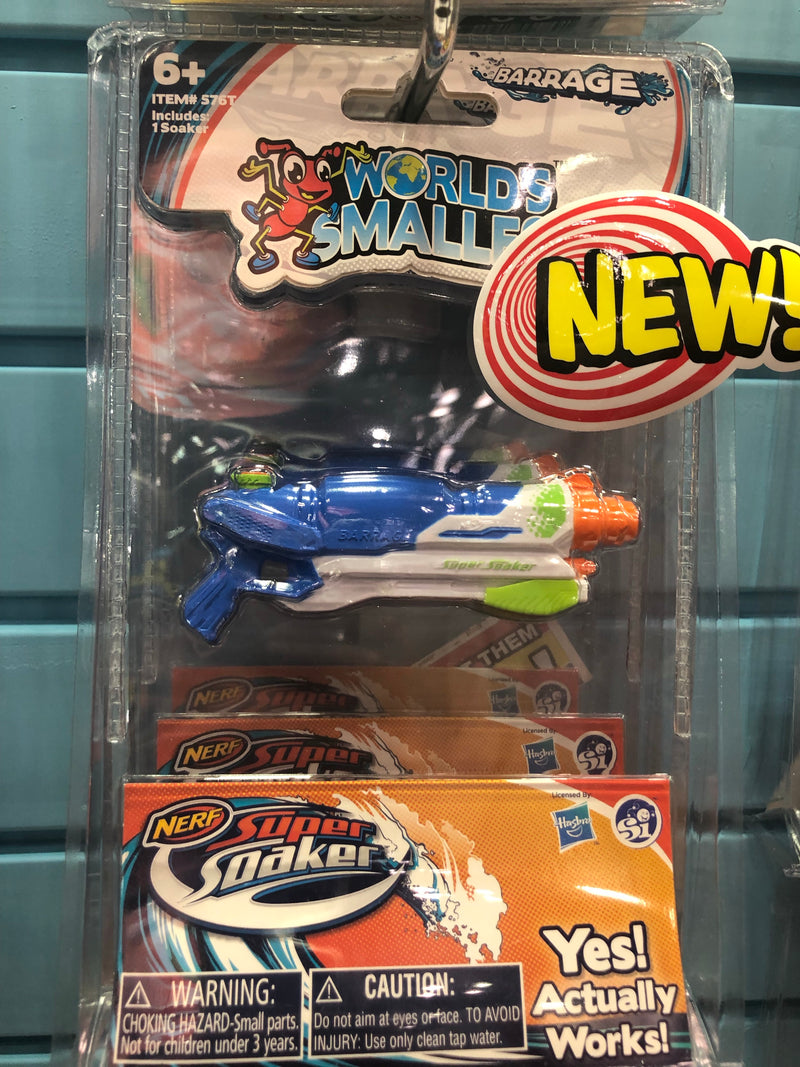 World's Smallest Toys- Super Soaker Barrage - Preorder - expected 4/1