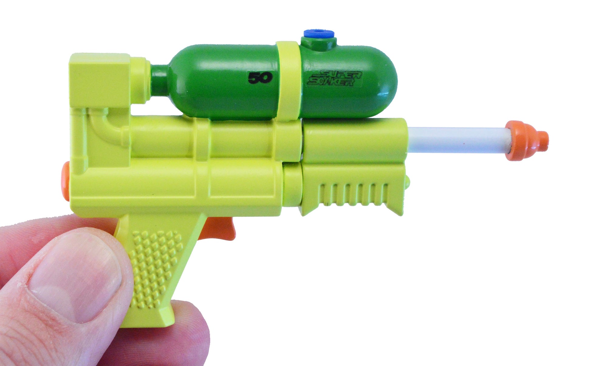 World’s Smallest Super Soaker 50  World's Smallest Super Soaker in hand