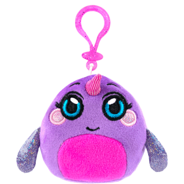 MushMeez Narwhal Clip-on Plush