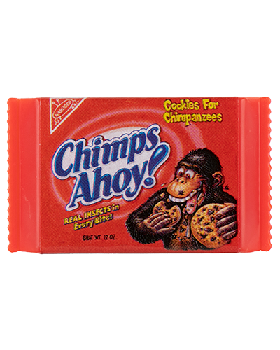 Wacky Packages Minis - Chimps Ahoy (plus 4 Mystery) - Series 2 close up