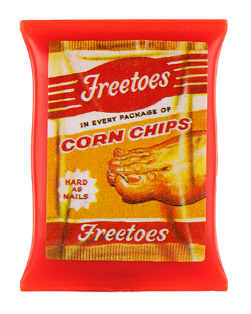 Wacky Packages Minis - Freetoes (plus 4 Mystery) - Series 2 close up