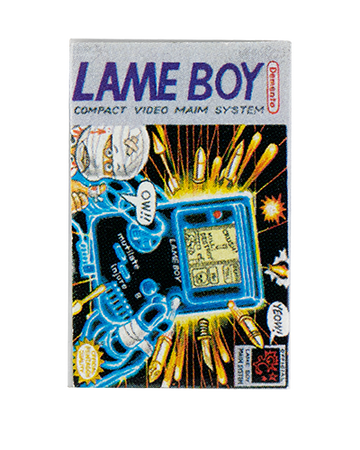 Wacky Packages Minis - Lame Boy (plus 4 Mystery) - Series 2 close up