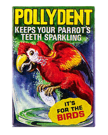 Wacky Packages Minis - Polydent (plus 4 Mystery) - Series 2 close up