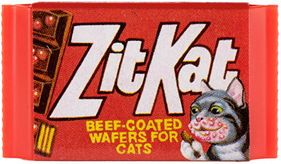 Wacky Packages Minis - Zit Kat (plus 4 Mystery) - Series 2